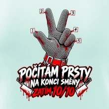 Řezník počítám prsty na konci směny
