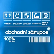 Čárový kód obchodní zástupce