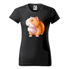 Morče - kreslené, bílo oranžové