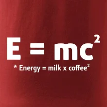 e = mc2 - coffee milk