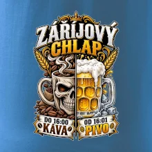 Záříjový chlap -  do 16 káva  od 16 pivo