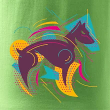 Pes abstrakce hubený