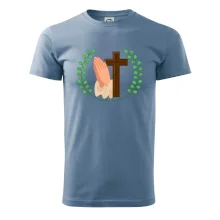 Věnec - kříž a modlení