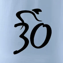 Cyklista slaví třicítku (30)