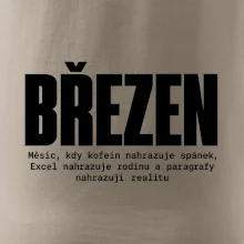 Březen kofein místo spánku