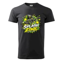 Neonový zásah splash zone paintball