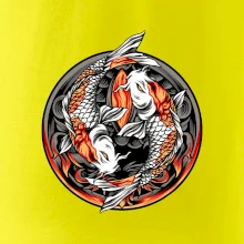 Yin & Yang Koi kapr - oranžový