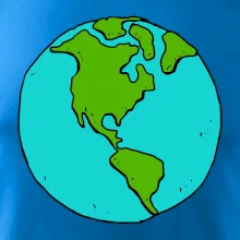 Planeta na prsu - Amerika