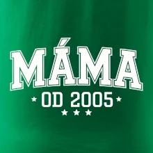 Máma od roku - sportovní nápis (váš ročník)