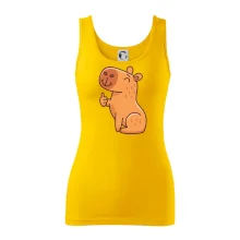 Kapybara s palcem nahoru