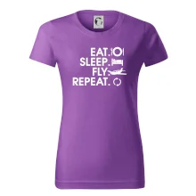 Eat sleep fly repeat