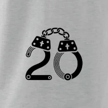 Narozeninové tričko pro policajta - pouta 20