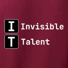 IT Nápis Invisible Talent