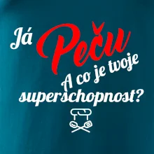 Já peču - tvoje superschopnost? šikmý nápis