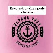 Na vodu - kotva (vlastní nápis)