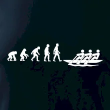 Evoluce veslování 3 lidi