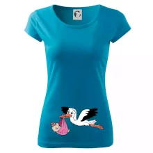 Čáp a miminko - holka (Hana-creative)