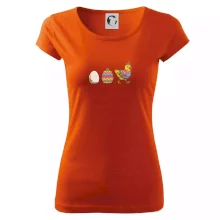 Evoluce vajíčka - velikonoce - slepice