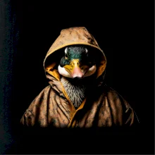 Kachna v pláštěnce