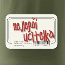 Nejlepší učitelka sešit