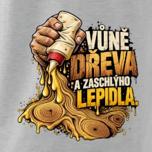 Vůně dřeva a zaschlýho lepidla - kapající lepidlo a letokruhy