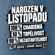 Narozen v listopadu charisma trpělivost a panák