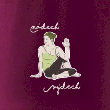 Yoga nádech výdech (Radek Pilař ART)