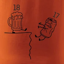 Pivo narozeniny - útes 18 let