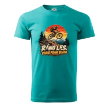 Ráno les večer praní bláta na kole