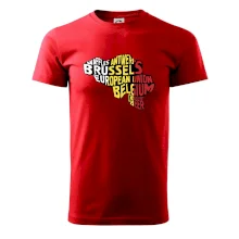 Mapy - názvy měst - Belgie