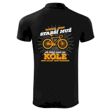 Starší muž - cyklista silniční kolo