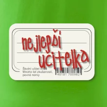 Nejlepší učitelka sešit