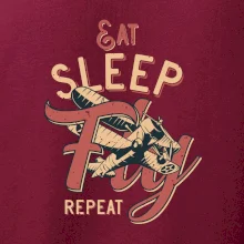 Eat Sleep Fly Repeat letadlo