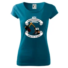 Bagr - být bagristkou nebyla moje volba