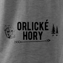 Orlické hory nápis
