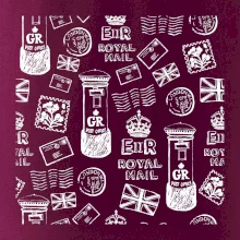 Britská pošta ikony