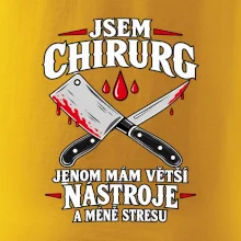 Řezník chirurg s většími nástroji