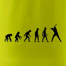 Evoluce baseball pálkař nápřah