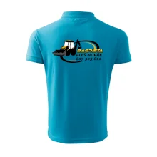 Bagrista v kruhu - vlastní nápis