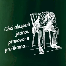 Chci alespoň jednou pracovat s profíkama