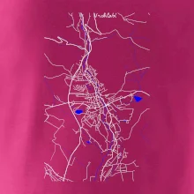 Vrchlabí - Mapa s vodními toky