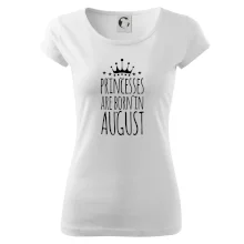 Princesses are born in August