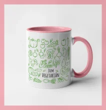 Jsem vegetarián - zelenina ve čtverci