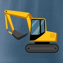 Bagr bez nápisu  z boku