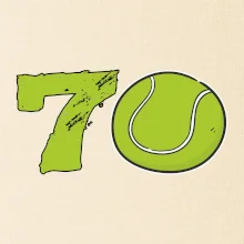Tenis kulaté narozeniny 70