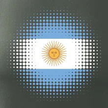 Argentina vlajka tečkovaná