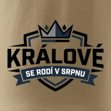 Erb a koruna - králové se rodí v srpnu