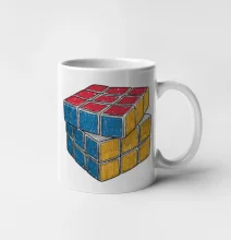 Rubikova kostka kreslená