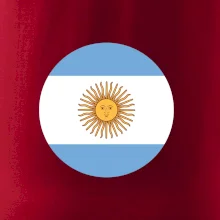 Argentina vlajka kulatá
