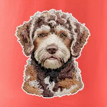 Lagotto romagnolo vyšívaná hlava